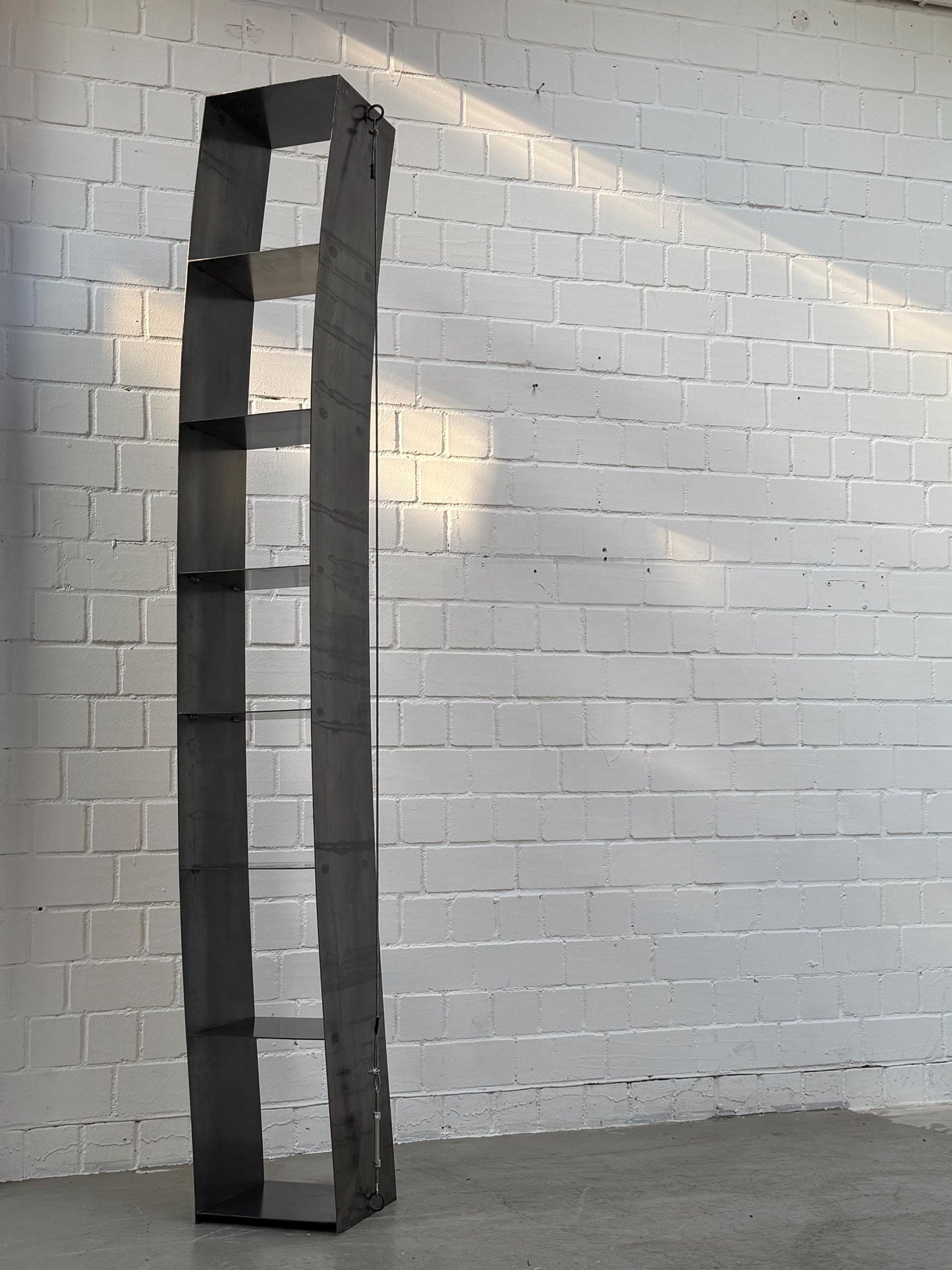 Wolfgang Laubersheimer | shelf | Postmodern German Design | West Germany | ‚verspanntes Regal‘
