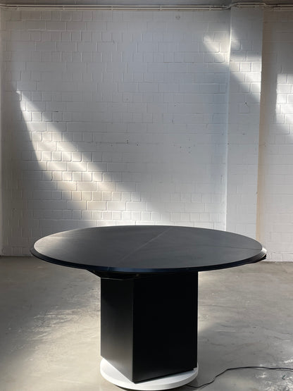 Erwin Nagel | Rosenthal | Quadrondo | 140cm rund/eckig Esstisch | schwarz/schwarz