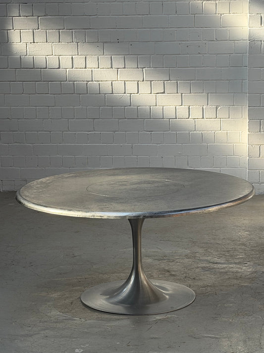 Heinz Lilienthal | dining table | 145cm | rotating centre | 1970s | tulip | mid century | west Germany