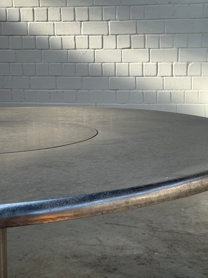 Heinz Lilienthal | dining table | 145cm | rotating centre | 1970s | tulip | mid century | west Germany