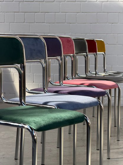 Dark green Bauhaus stackable chair