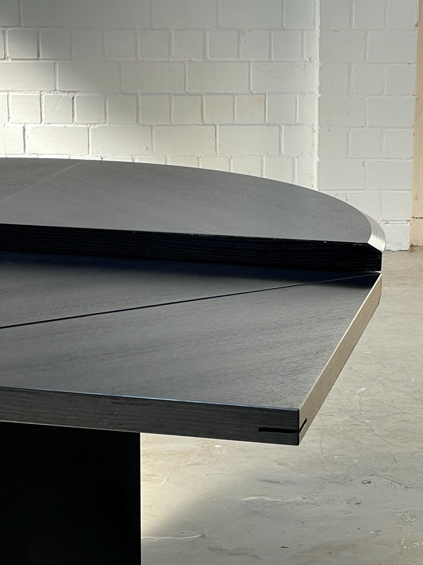 Quadrondo | Rosenthal | Erwin Nagel | Esstisch rund/eckig | schwarz/schwarz 140cm lang breit rund