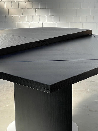 Quadrondo | Rosenthal | Erwin Nagel | Esstisch rund/eckig | schwarz/schwarz 140cm lang breit rund