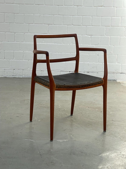Modell 65 | Niels Møller | Moeller | Möller |  Esszimmerstühle | Teak | Armlehnstuhl | JL Møllers, 1960er,