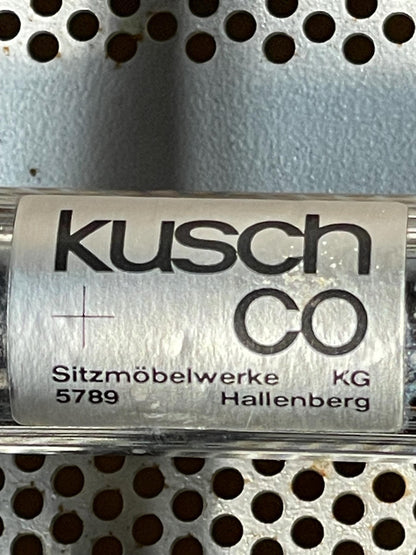 Postmodern Chrome Steel Dining Chairs - Hans Ulrich Bitsch for Kusch&Co - 1980s