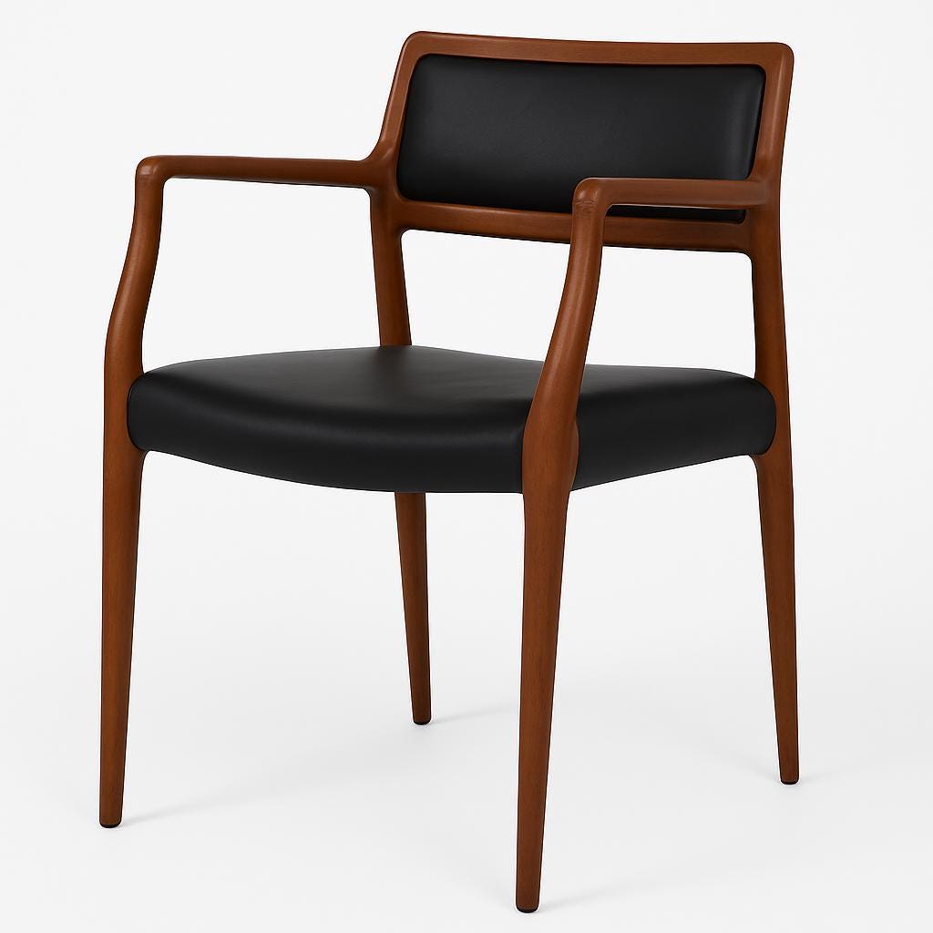 Modell 65 | Niels Møller | Moeller | Möller |  Esszimmerstühle | Teak | Armlehnstuhl | JL Møllers, 1960er,