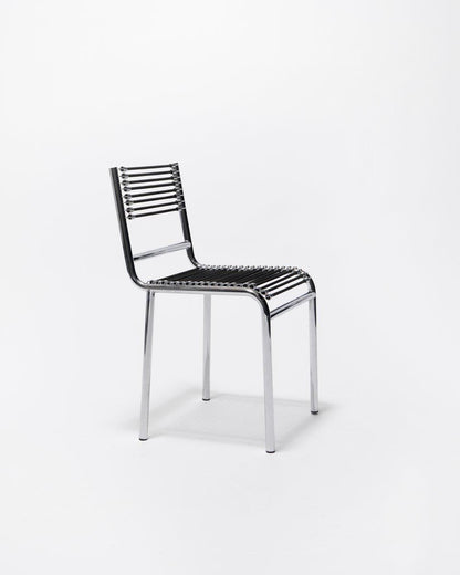 Sandows Chair | René Herbst | modern | Bauhaus Chrome & black expander | design icon | space age