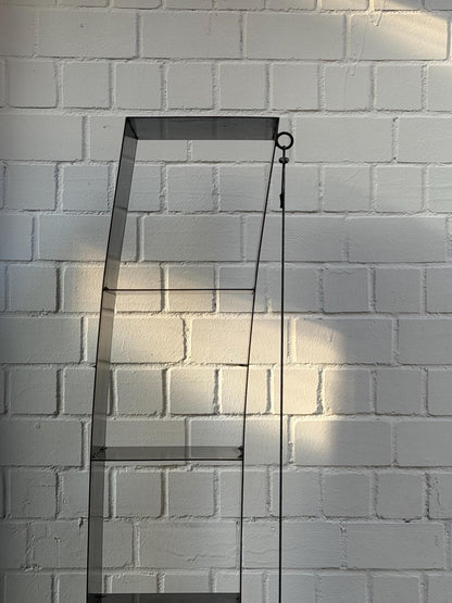 Wolfgang Laubersheimer | shelf | Postmodern German Design | West Germany | ‚verspanntes Regal‘