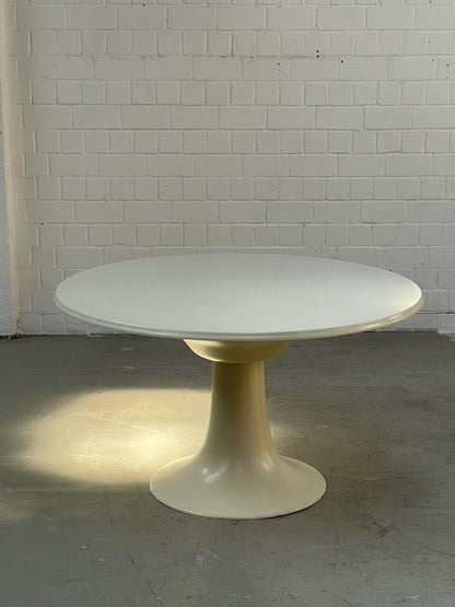 Rare Otto Zapf Column Table | 1960s Fiberglas Modern Design