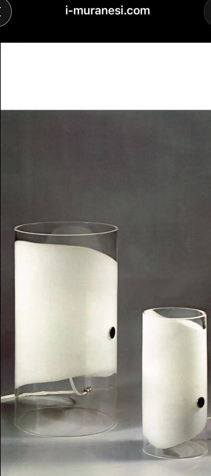 Vintage Carlo Nason Murano Glass Table Lamp | LT213, 1970s Italian Design