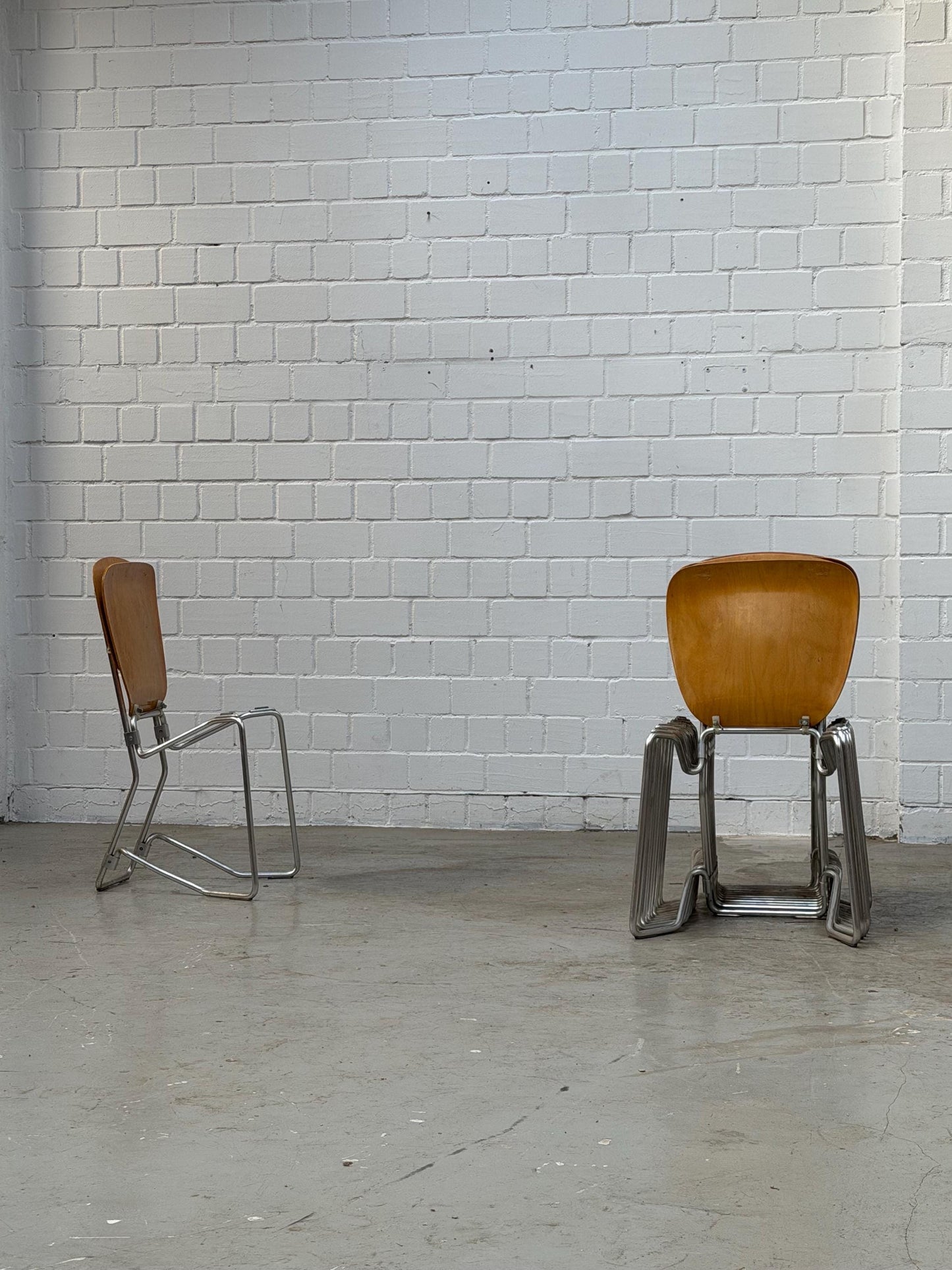 Armin Wirth | Aluflex | stackable | folding chair | chair | West Germany | Ph. Zieringer | vintage | originals 1960s
