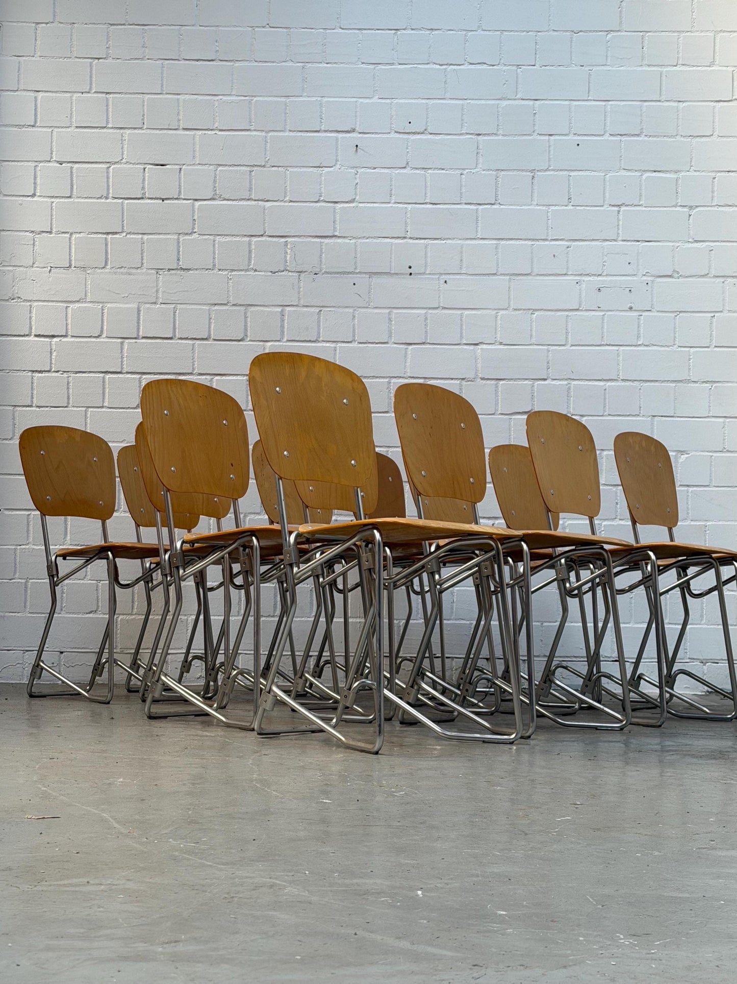 Armin Wirth | Aluflex | stackable | folding chair | chair | West Germany | Ph. Zieringer | vintage | originals 1960s