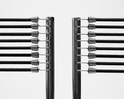 Sandows Chair | René Herbst | modern | Bauhaus Chrome & black expander | design icon | space age