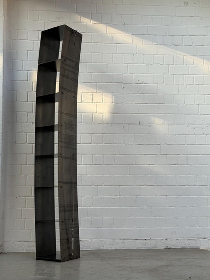 Wolfgang Laubersheimer | shelf | Postmodern German Design | West Germany | ‚verspanntes Regal‘