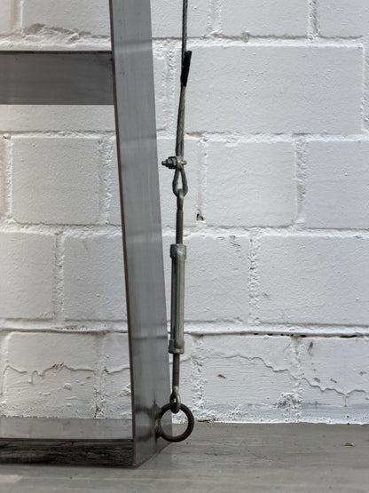 Wolfgang Laubersheimer | shelf | Postmodern German Design | West Germany | ‚verspanntes Regal‘