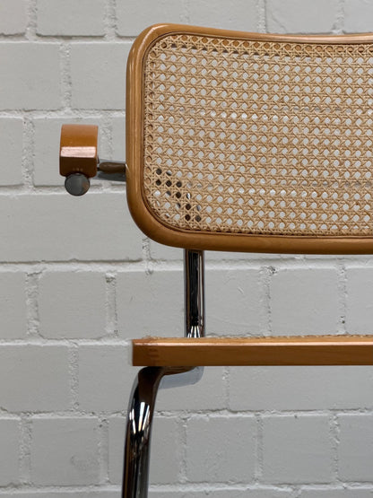 Marcel Breuer | S64 | Cesca | Stahlrohr | Stahlrohrmöbel | Bauhaus | Design Chair | Mid 90s, Made in Italy | No Knoll | No Thonet