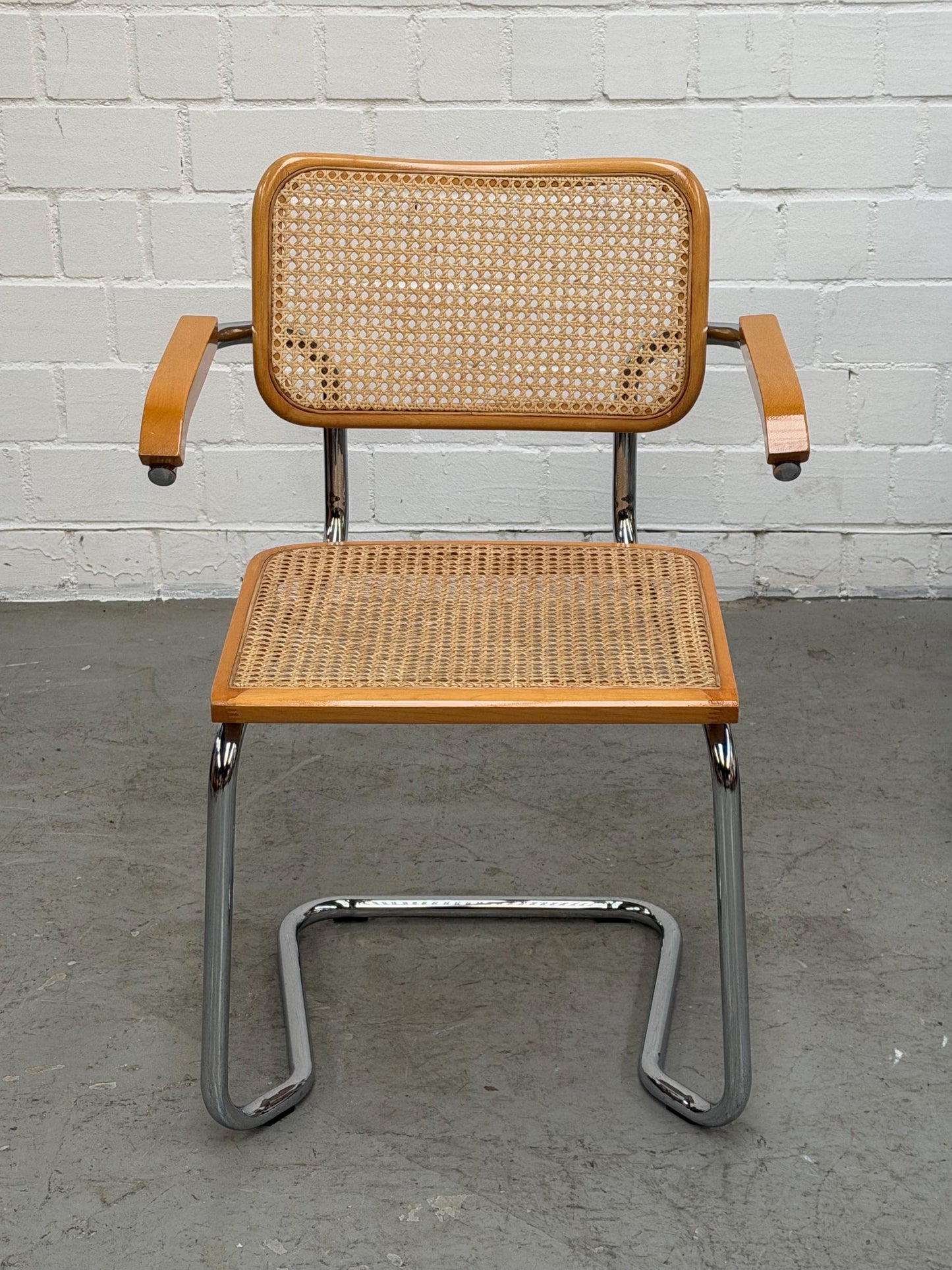 Marcel Breuer | S64 | Cesca | Stahlrohr | Stahlrohrmöbel | Bauhaus | Design Chair | Mid 90s, Made in Italy | No Knoll | No Thonet
