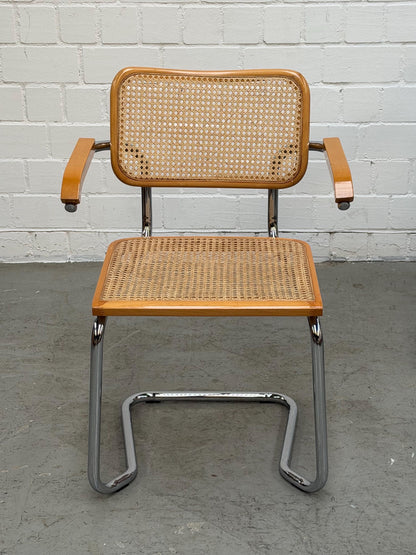 Marcel Breuer | S64 | Cesca | Stahlrohr | Stahlrohrmöbel | Bauhaus | Design Chair | Mid 90s, Made in Italy | No Knoll | No Thonet
