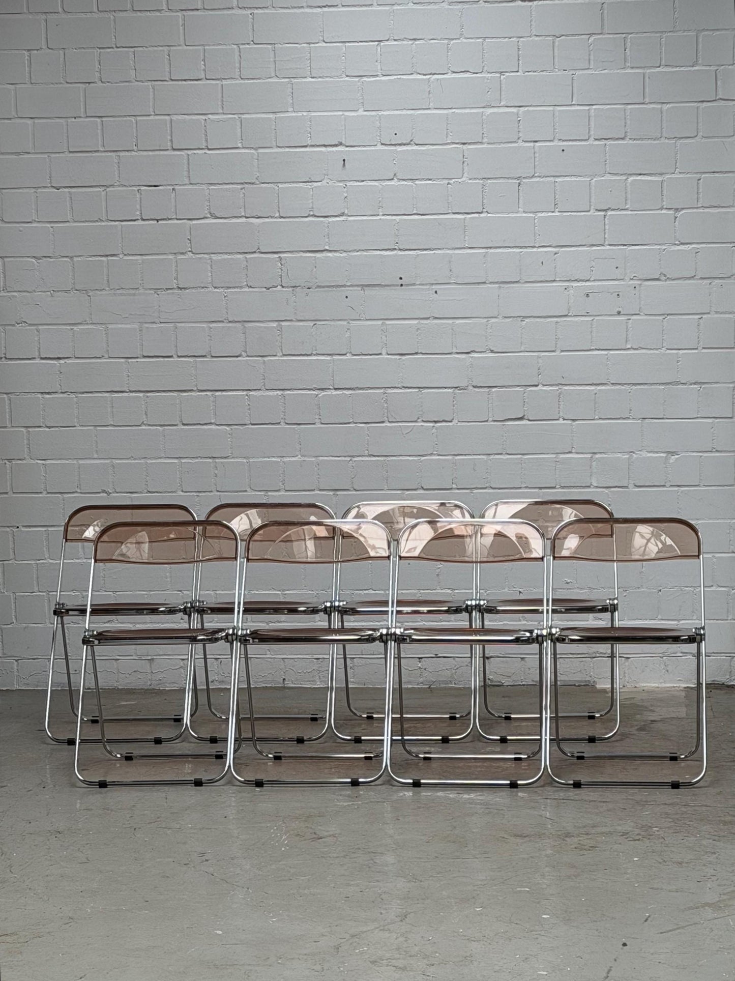 Vintage mid century modern PLIA folding chair by Giancarlo Piretti for Anonima CASTELLI