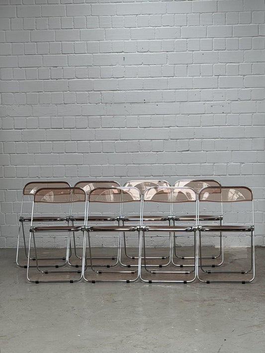 Vintage mid century modern PLIA folding chair by Giancarlo Piretti for Anonima CASTELLI