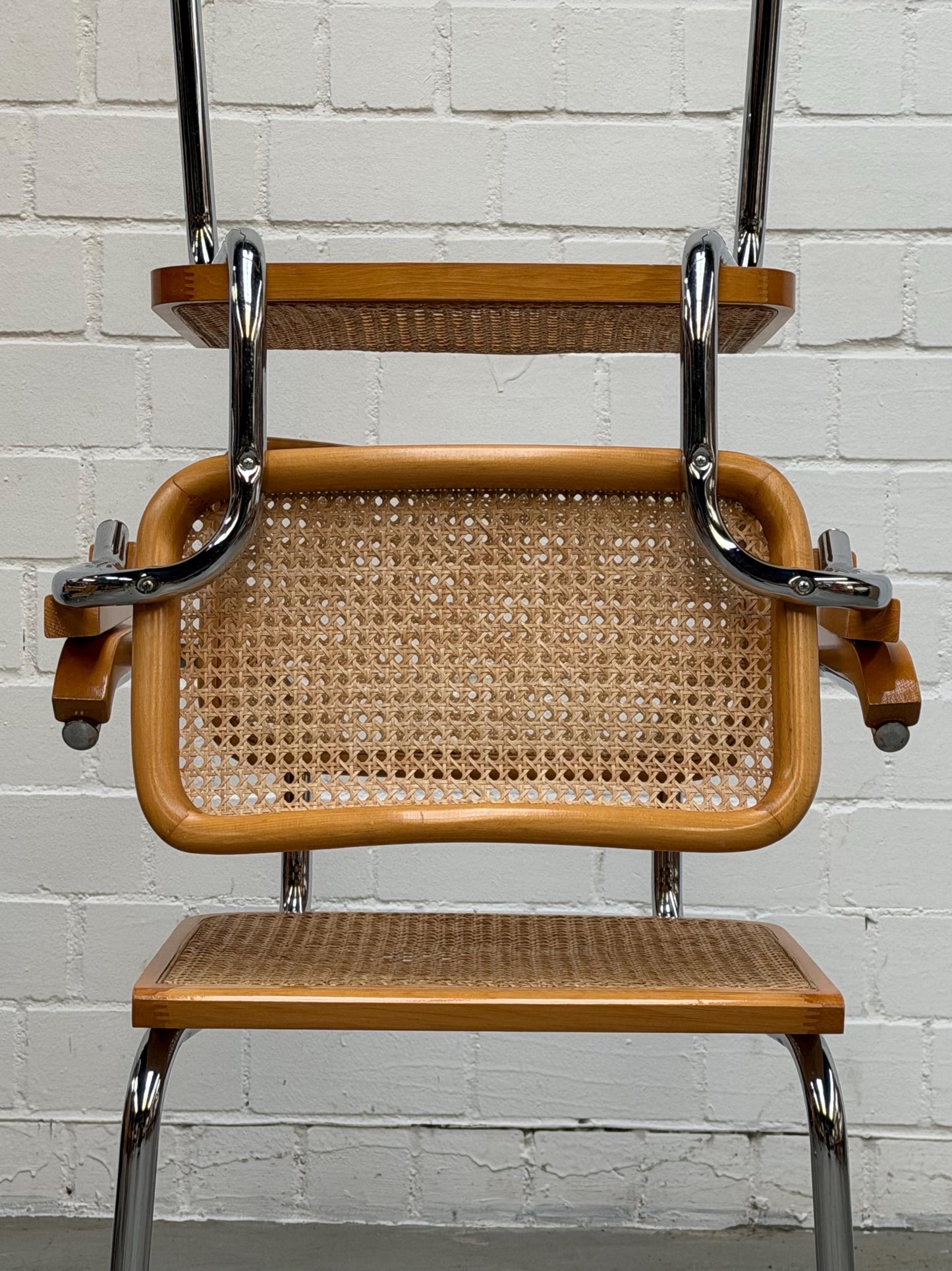 Marcel Breuer | S64 | Cesca | Stahlrohr | Stahlrohrmöbel | Bauhaus | Design Chair | Mid 90s, Made in Italy | No Knoll | No Thonet