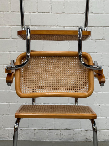 Marcel Breuer | S64 | Cesca | Stahlrohr | Stahlrohrmöbel | Bauhaus | Design Chair | Mid 90s, Made in Italy | No Knoll | No Thonet