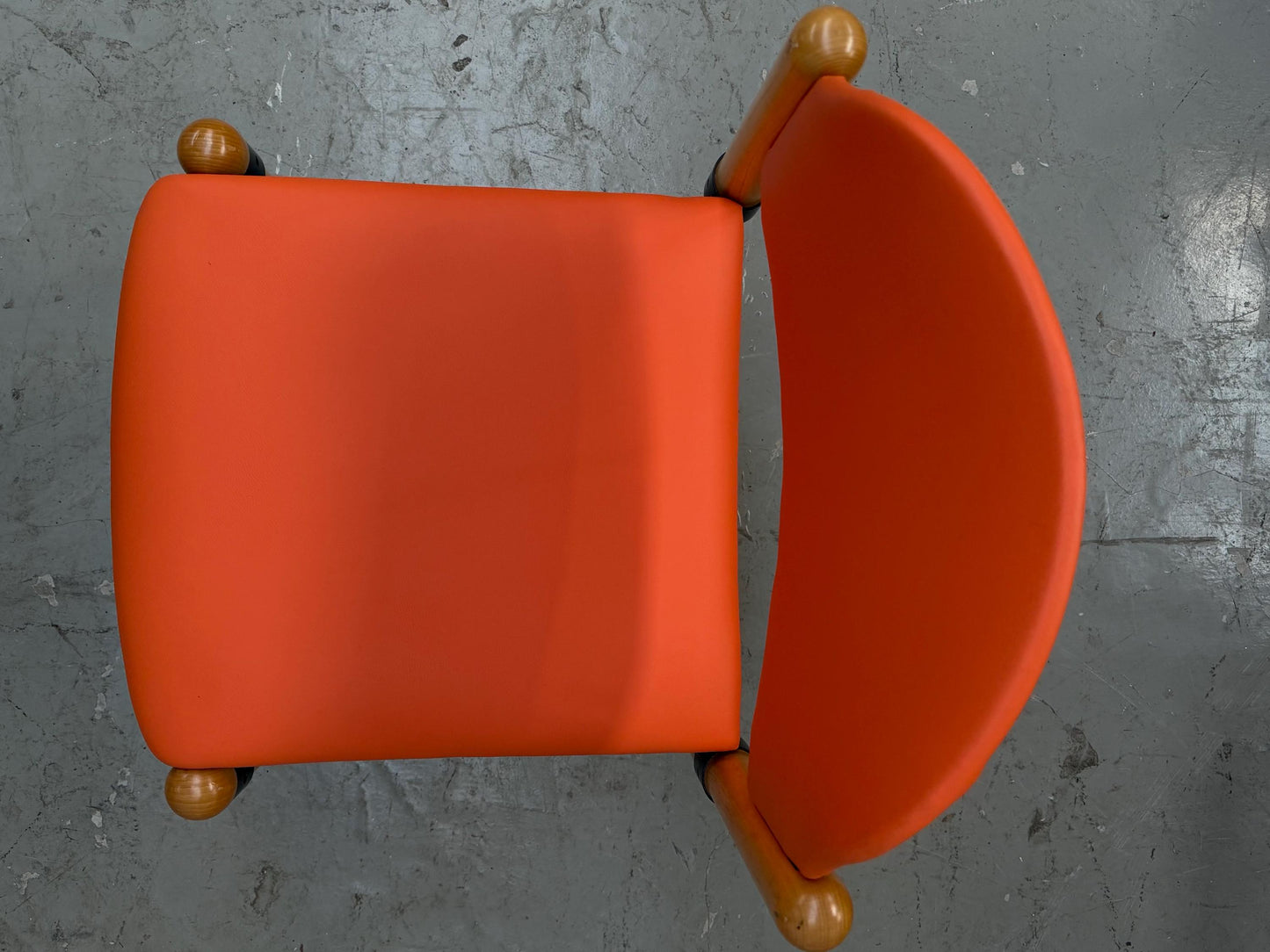 Mid Century | stackable | modern | West Germany | dining chair | Fröscher Sitform | fresh upholstered