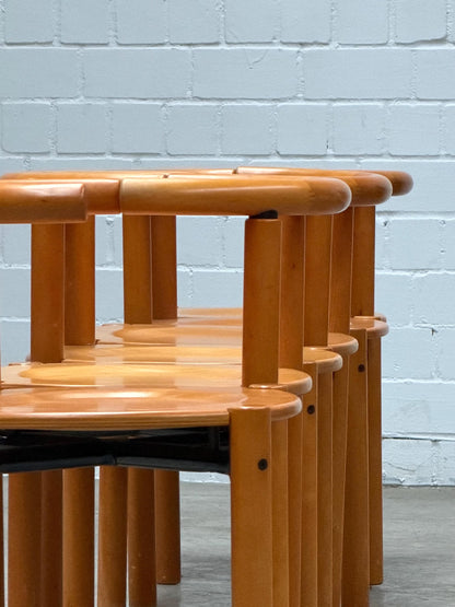 Vintage Lübke wooden chairs | Architect’s chair | Design  Mid-Century modern wooden dining chairs from west-germays