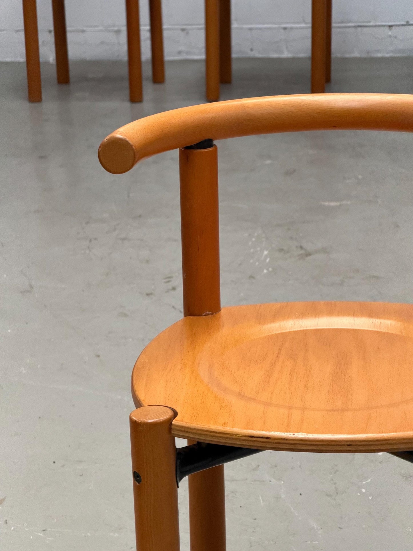 Vintage Lübke wooden chairs | Architect’s chair | Design  Mid-Century modern wooden dining chairs from west-germays