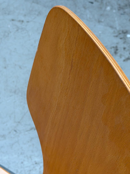 Vintage Stackable Chair in Bentwood & Chrome – Mid-Century Design | West Germany |