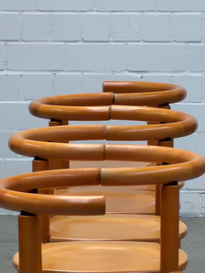 Vintage Lübke wooden chairs | Architect’s chair | Design  Mid-Century modern wooden dining chairs from west-germays