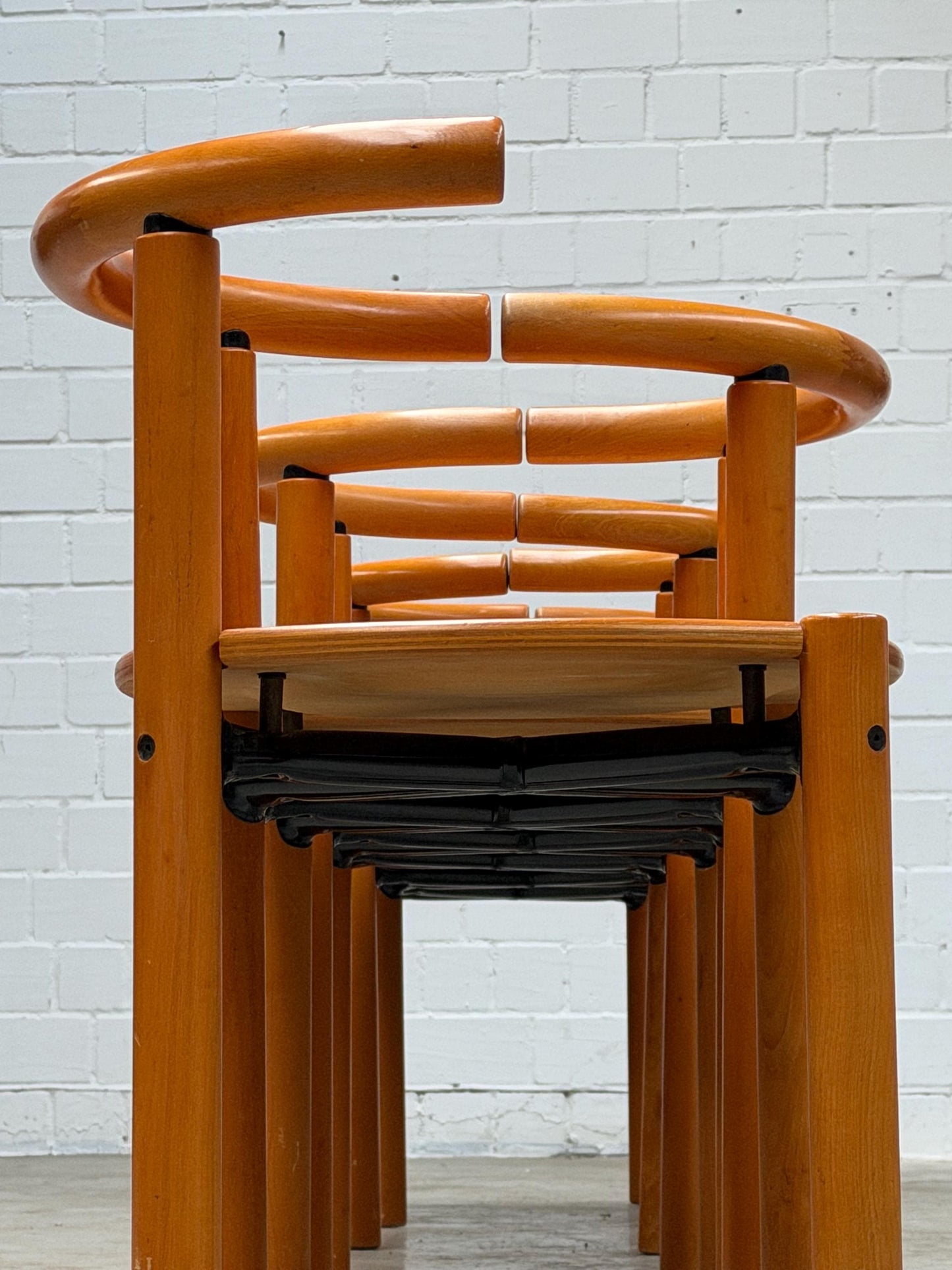 Vintage Lübke wooden chairs | Architect’s chair | Design  Mid-Century modern wooden dining chairs from west-germays