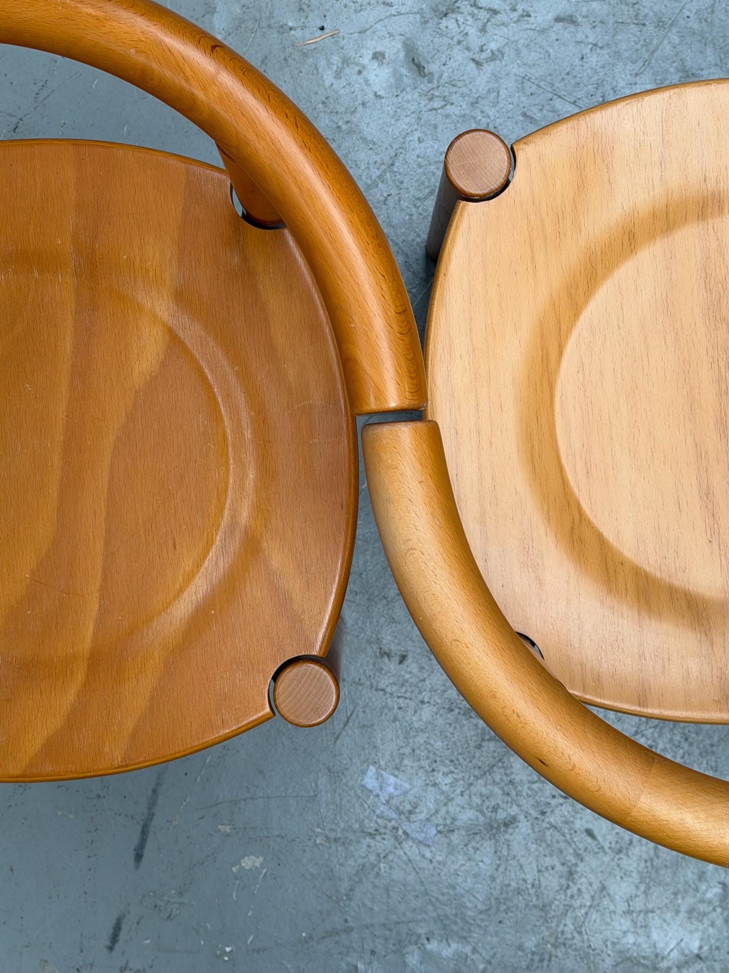 Vintage Lübke wooden chairs | Architect’s chair | Design  Mid-Century modern wooden dining chairs from west-germays
