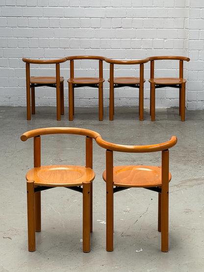 Vintage Lübke wooden chairs | Architect’s chair | Design  Mid-Century modern wooden dining chairs from west-germays