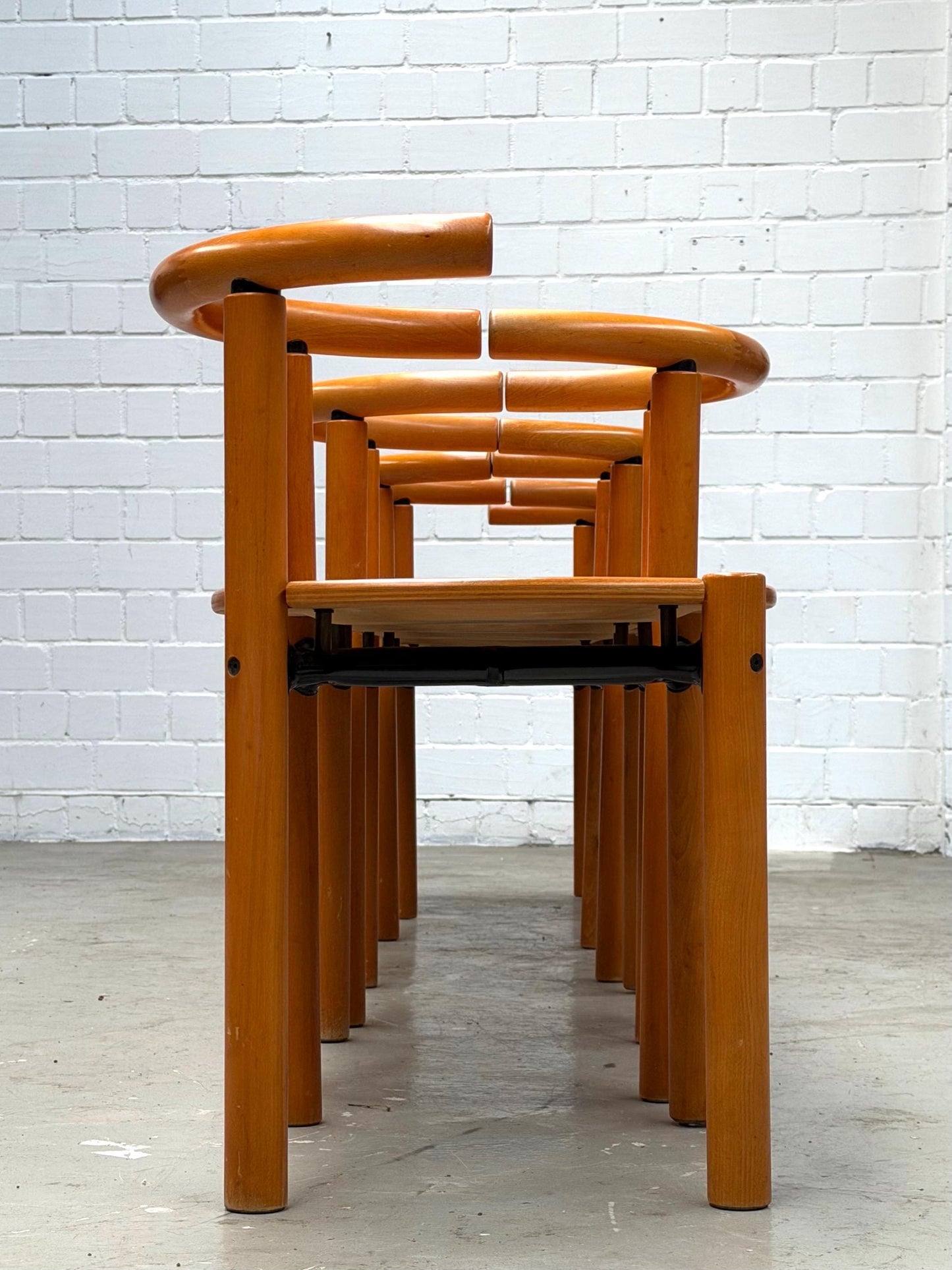 Vintage Lübke wooden chairs | Architect’s chair | Design  Mid-Century modern wooden dining chairs from west-germays