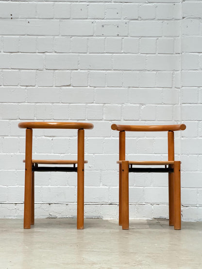 Vintage Lübke wooden chairs | Architect’s chair | Design  Mid-Century modern wooden dining chairs from west-germays