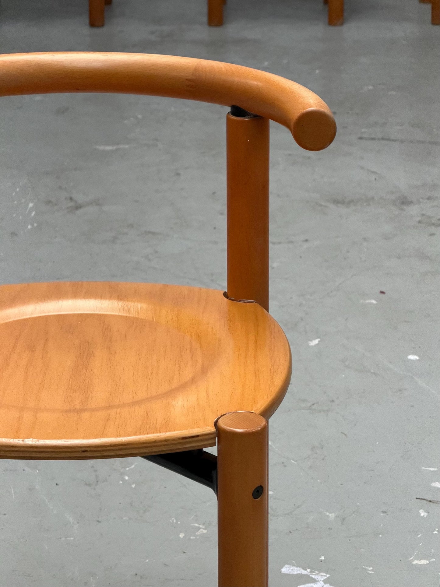 Vintage Lübke wooden chairs | Architect’s chair | Design  Mid-Century modern wooden dining chairs from west-germays