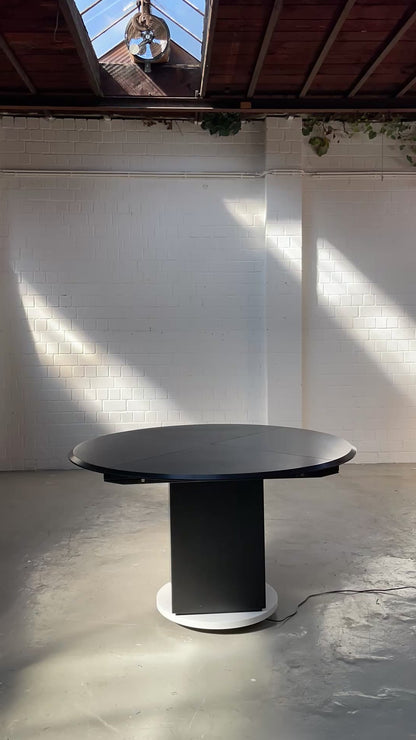 Erwin Nagel | Rosenthal | Quadrondo | 140cm rund/eckig Esstisch | schwarz/schwarz